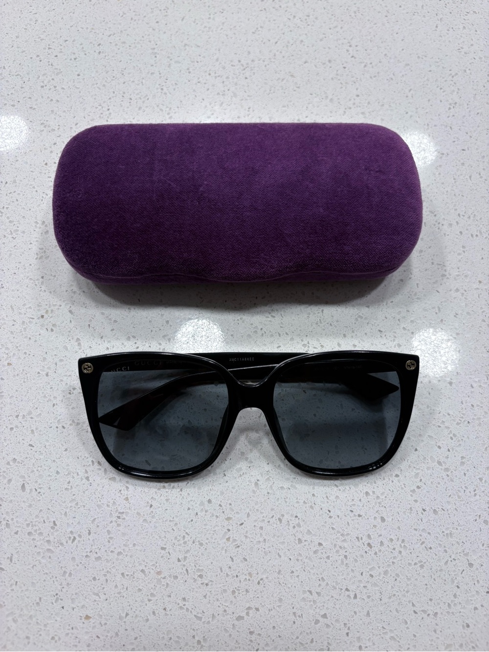 Gucci Black Gradient Square Women’s Sunglasses - Picture 2 of 7